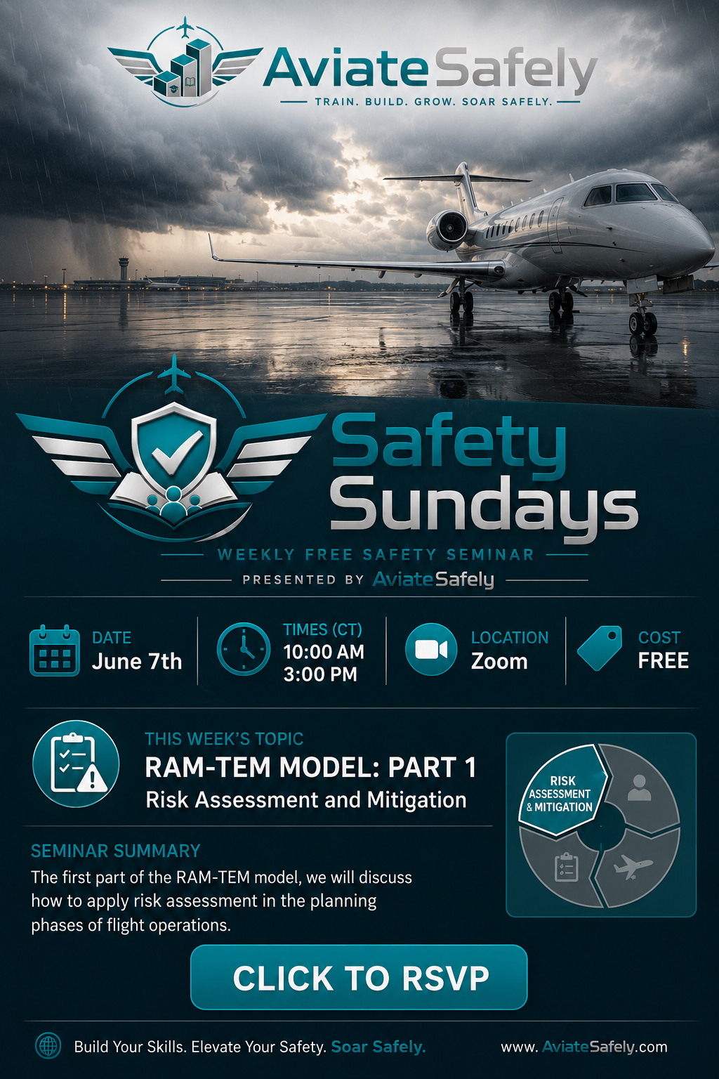 Risk Assessment and Mitigation seminar flyer